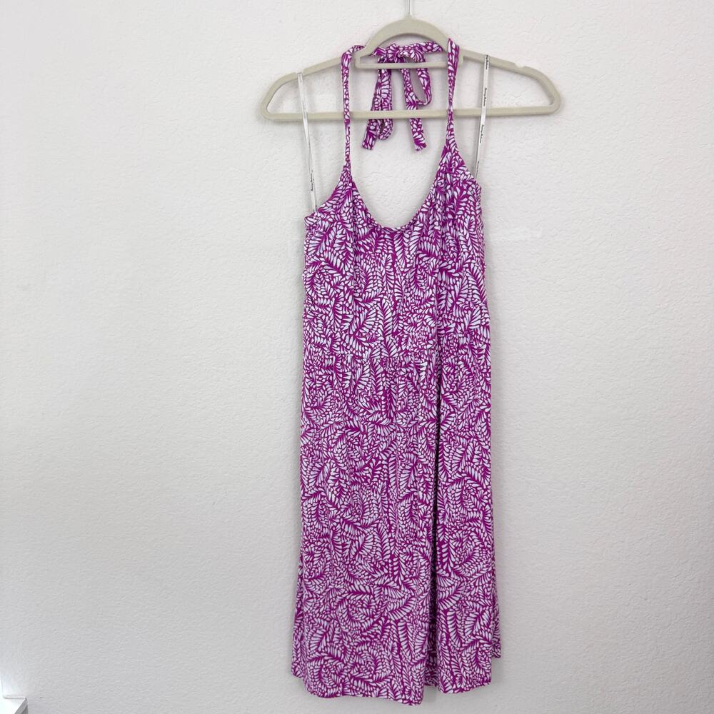 Tommy Bahama Pink and White Printed Mini Dress